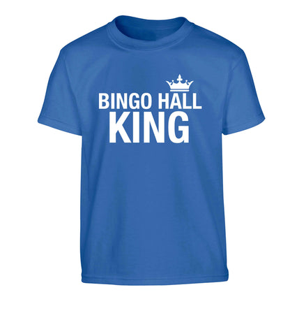 Bingo hall king Children's blue Tshirt 12-13 Years