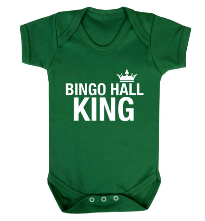 Bingo hall king Baby Vest green 18-24 months