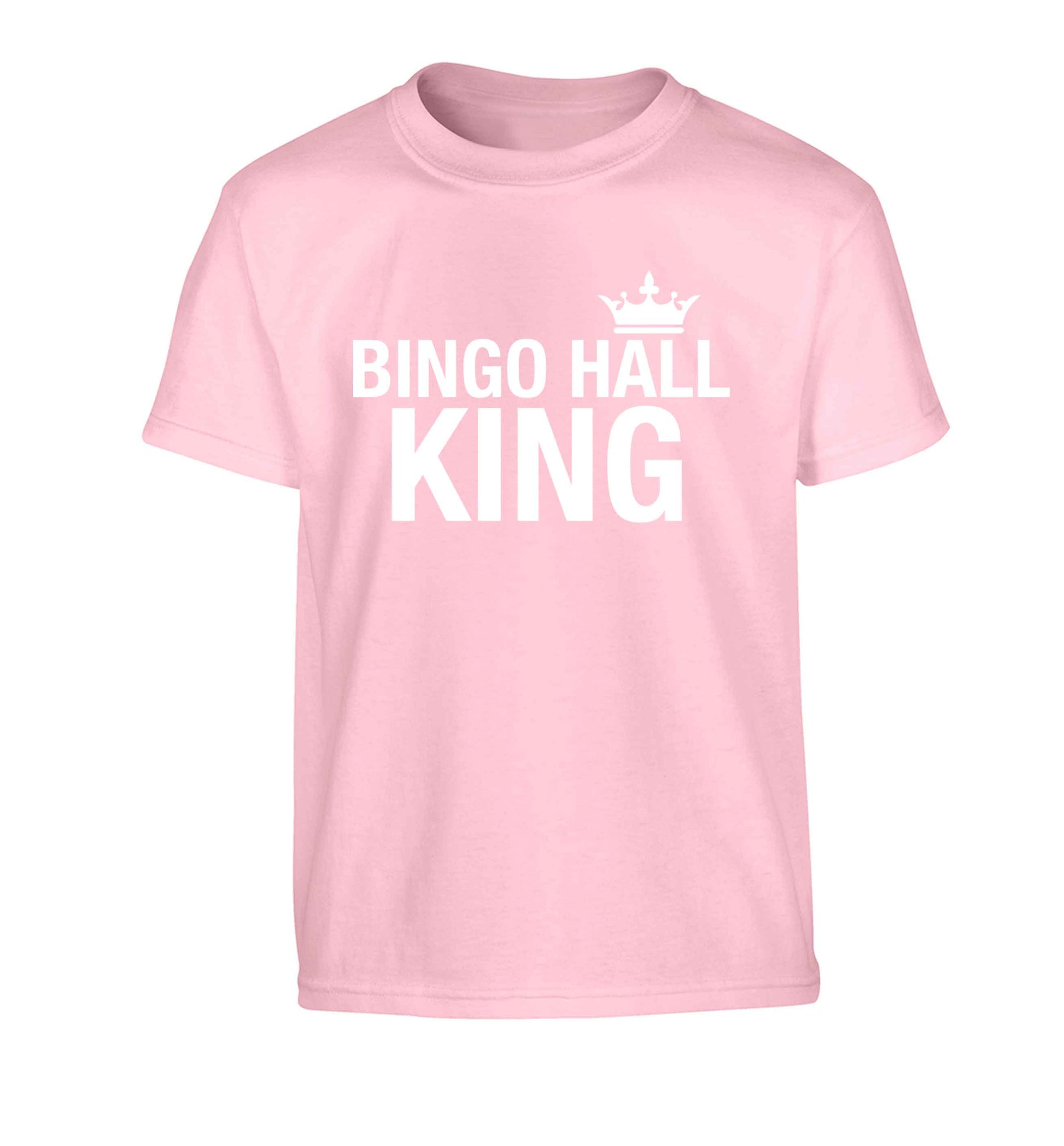 Bingo hall king Children's light pink Tshirt 12-13 Years