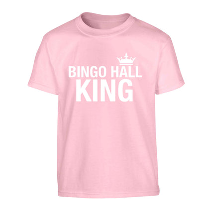 Bingo hall king Children's light pink Tshirt 12-13 Years