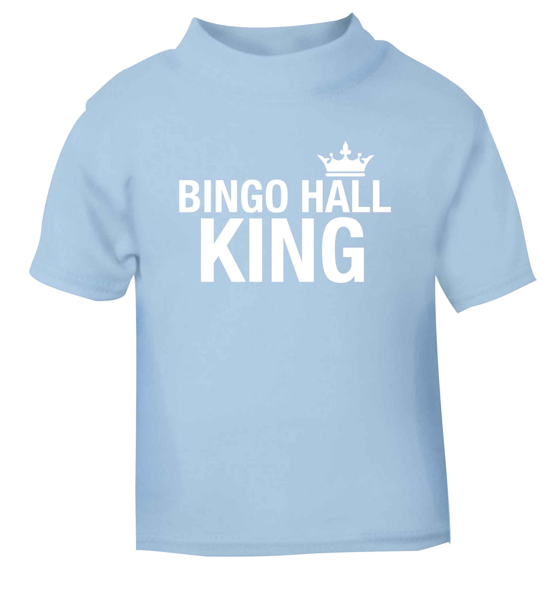 Bingo hall king light blue Baby Toddler Tshirt 2 Years