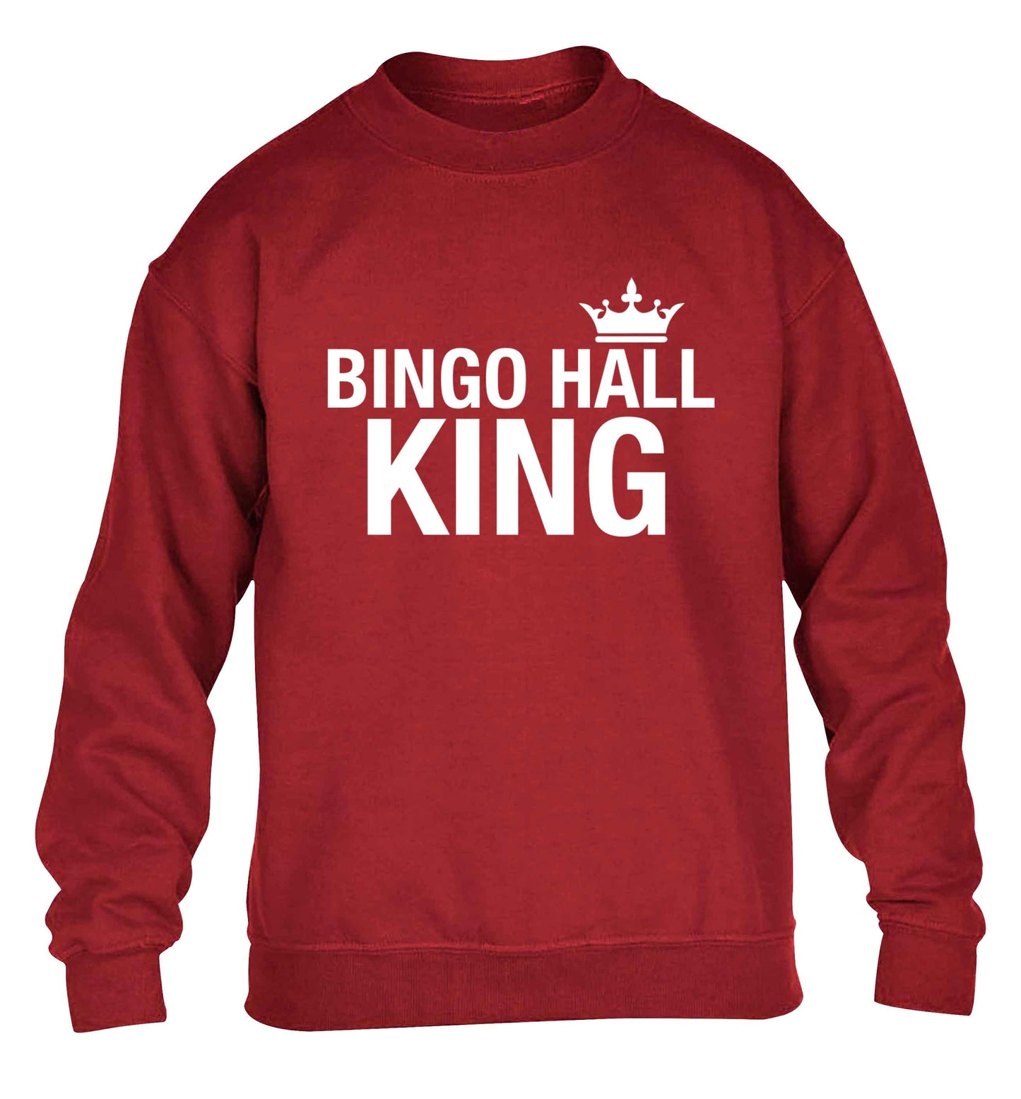Bingo hall king children's grey sweater 12-13 Years