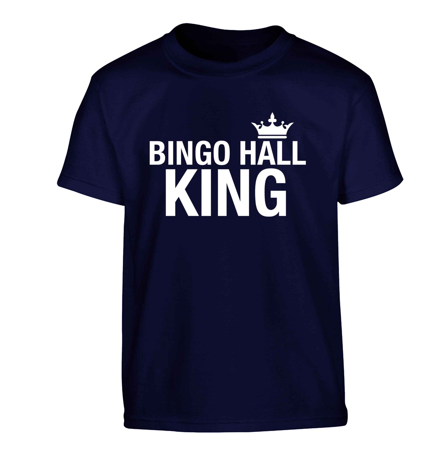 Bingo hall king Children's navy Tshirt 12-13 Years