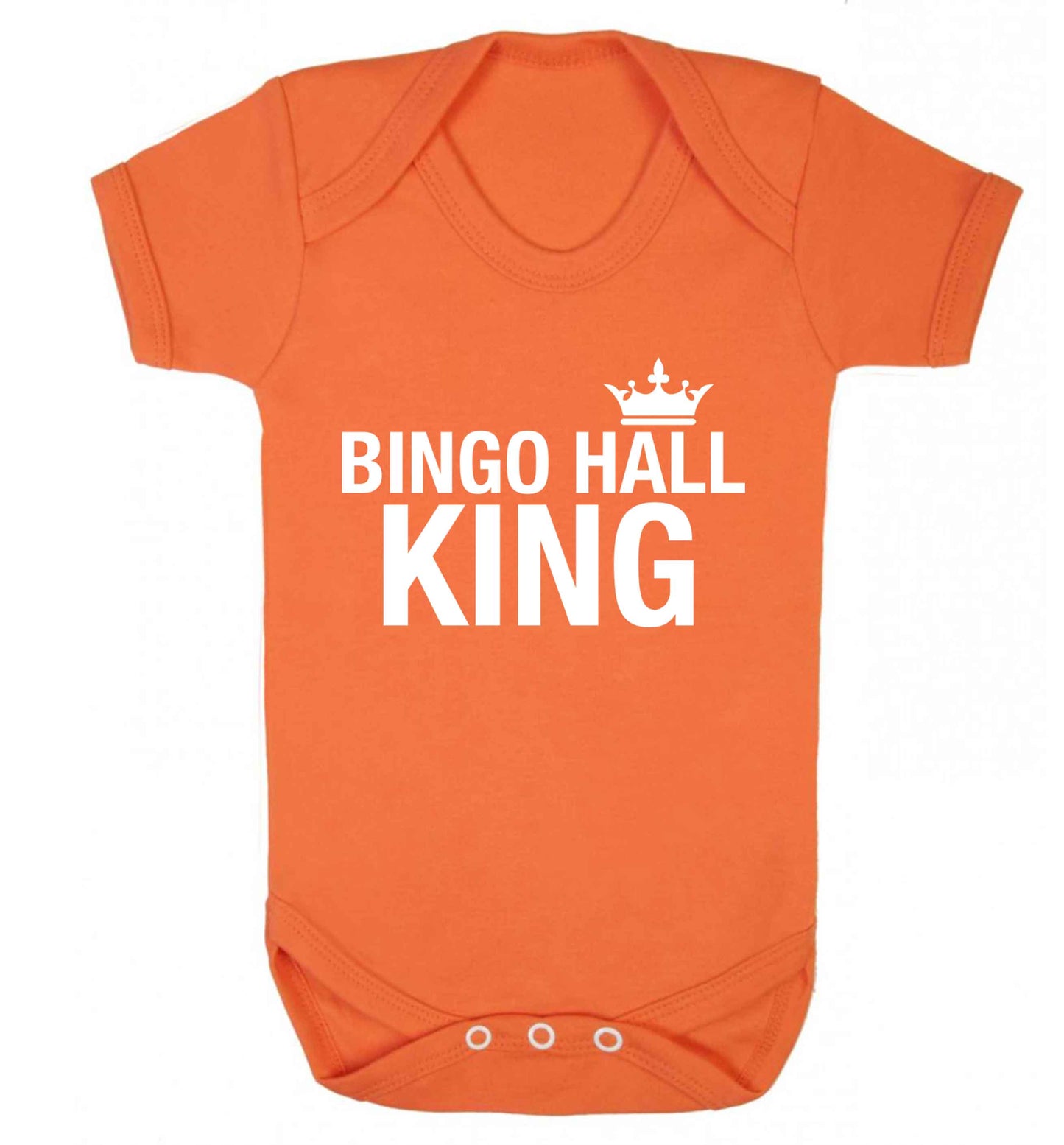 Bingo hall king Baby Vest orange 18-24 months