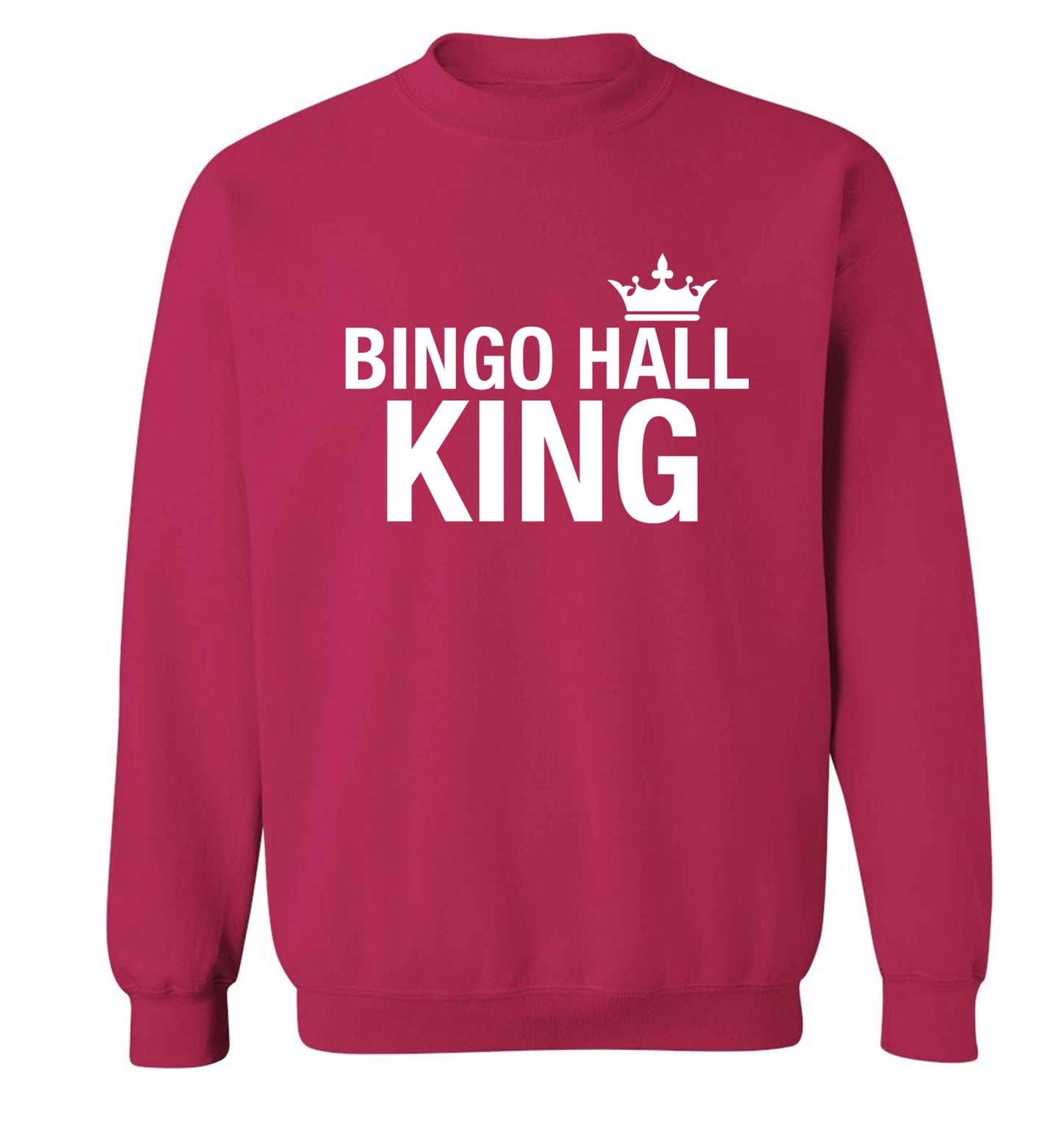Bingo hall king Adult's unisex pink Sweater 2XL