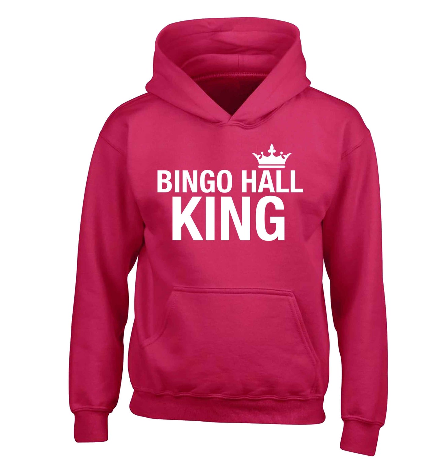 Bingo hall king children's pink hoodie 12-13 Years