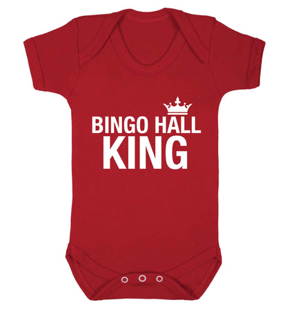 Bingo hall king Baby Vest red 18-24 months