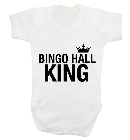 Bingo hall king Baby Vest white 18-24 months