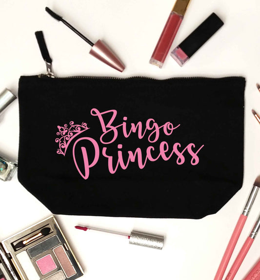 Bingo princess black makeup bag