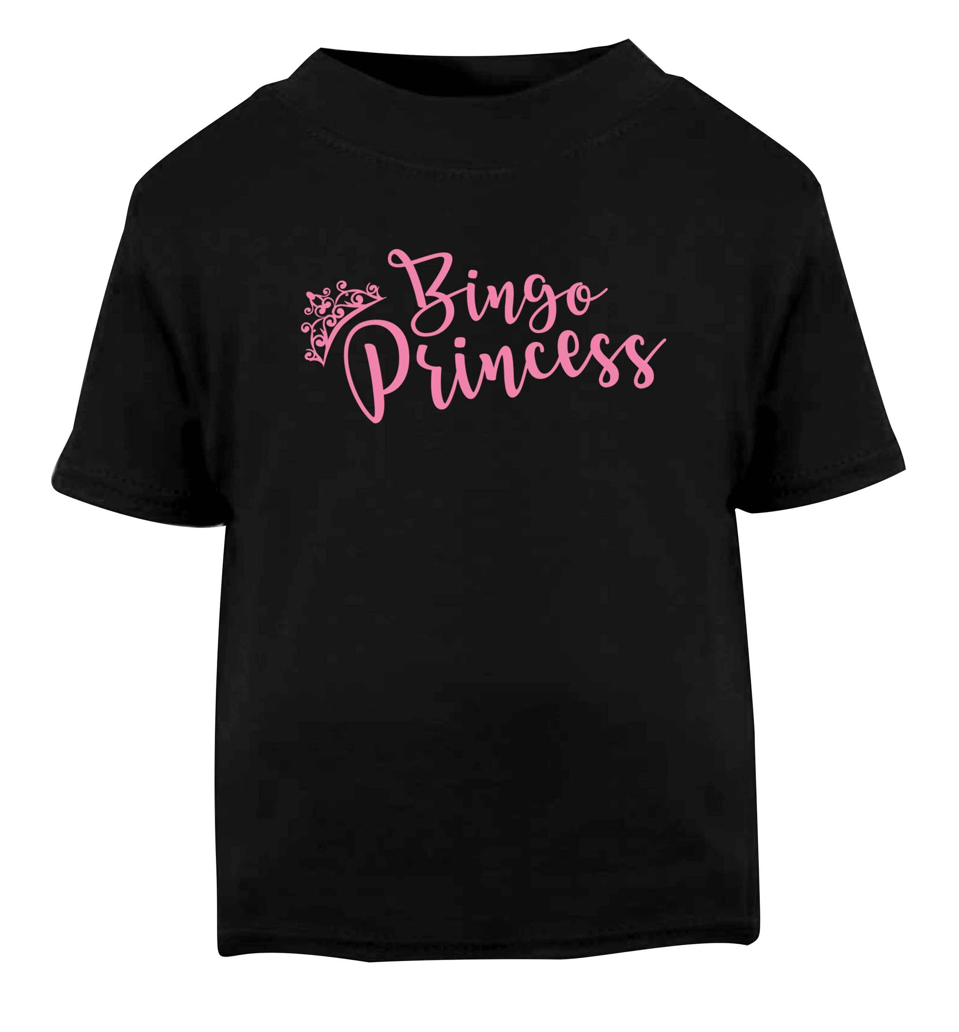 Bingo princess Black Baby Toddler Tshirt 2 years
