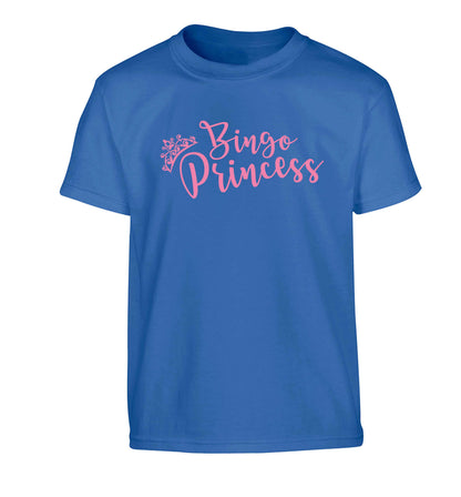 Bingo princess Children's blue Tshirt 12-13 Years