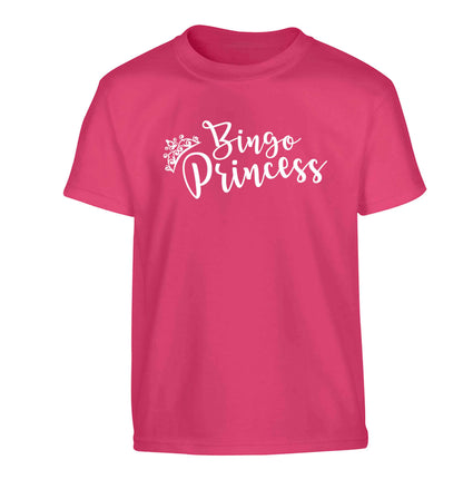 Bingo princess Children's pink Tshirt 12-13 Years