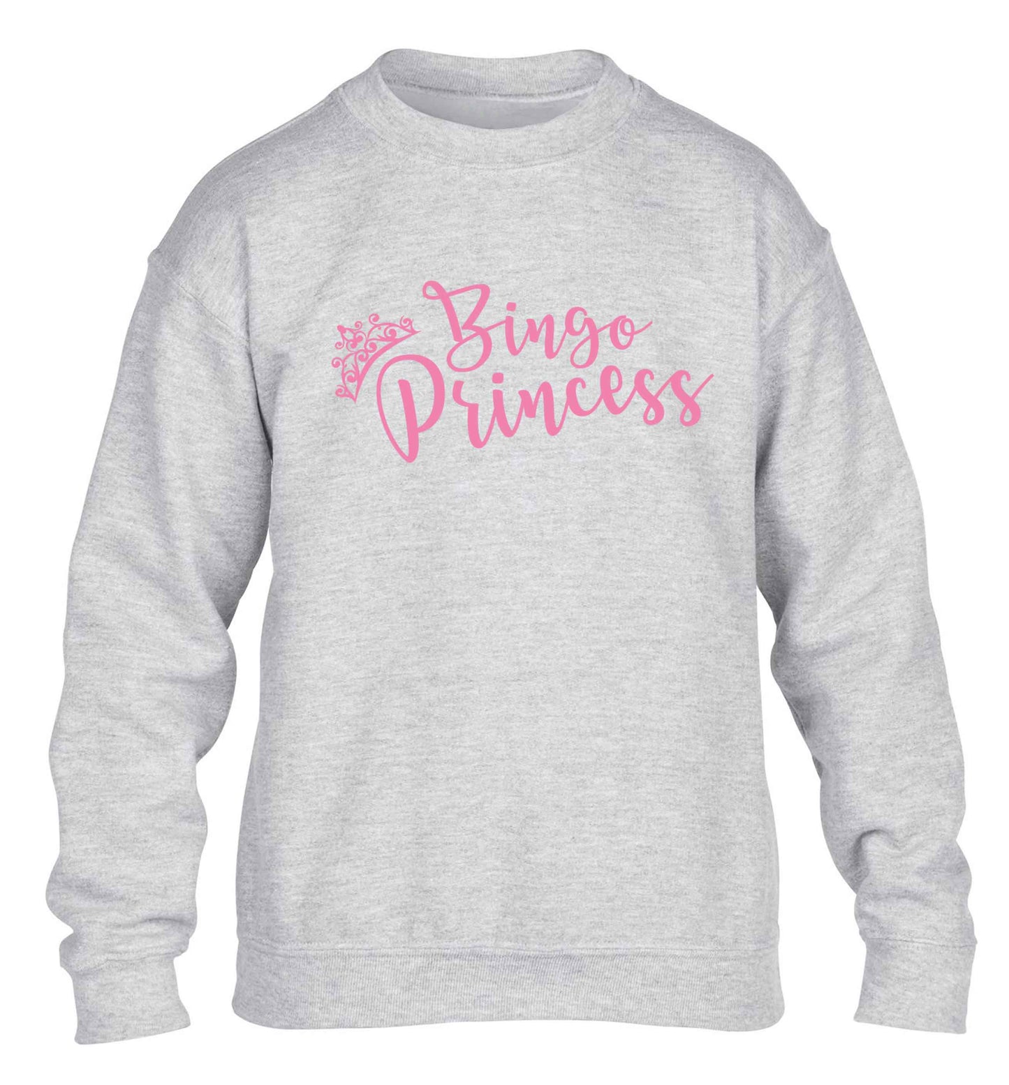 Bingo princess children's grey sweater 12-13 Years