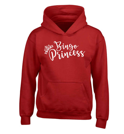 Bingo princess children's red hoodie 12-13 Years
