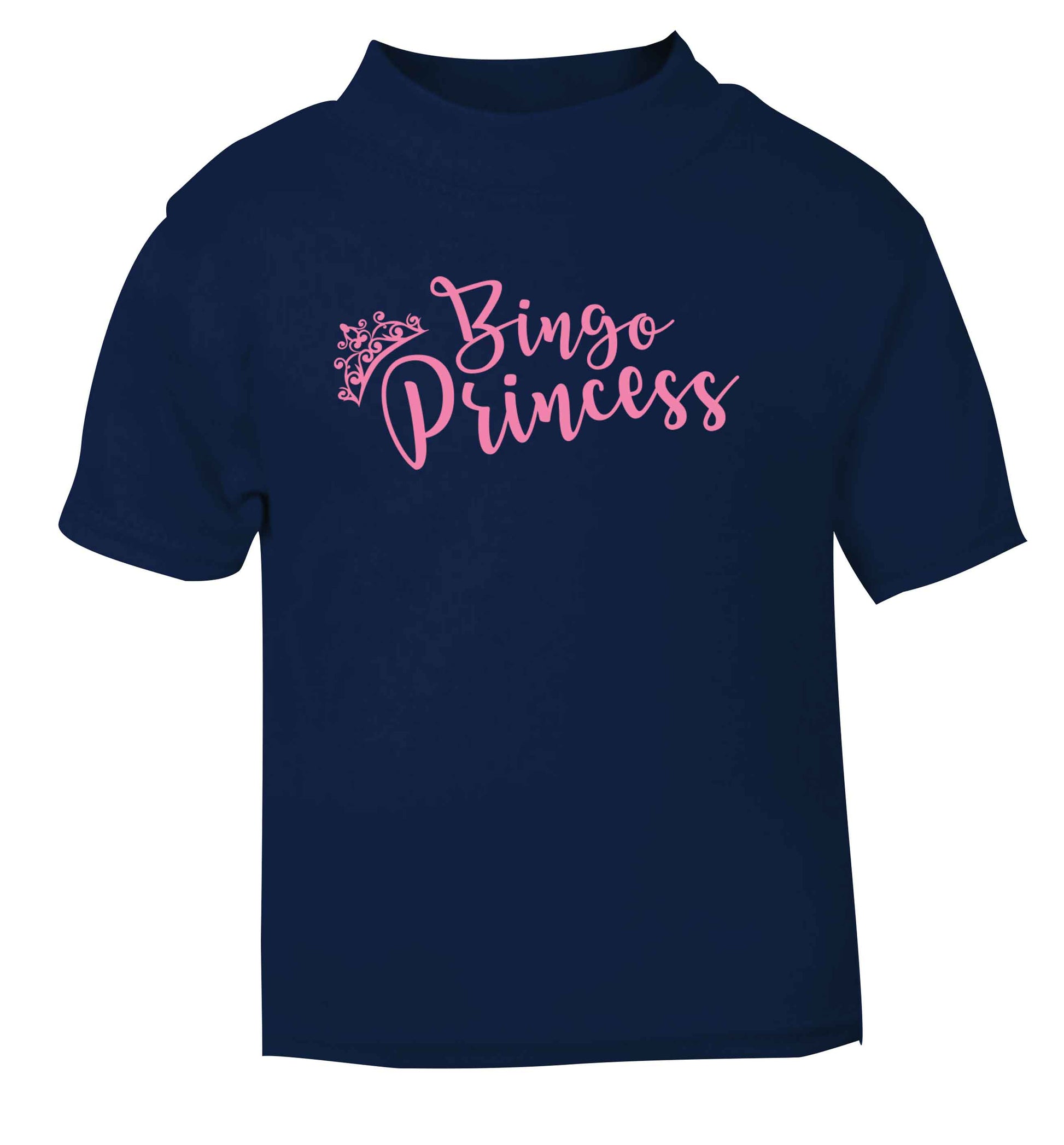 Bingo princess navy Baby Toddler Tshirt 2 Years