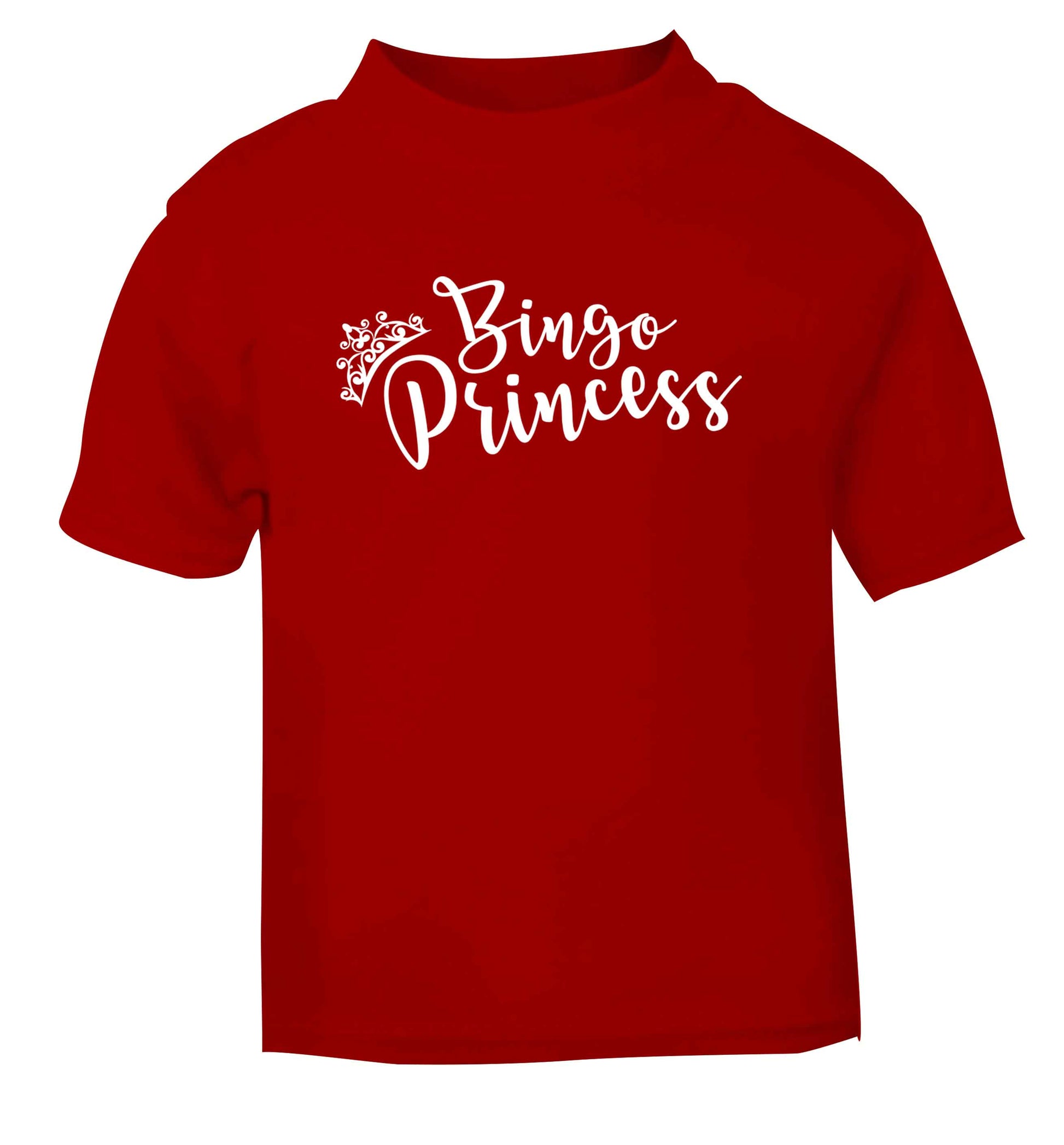 Bingo princess red Baby Toddler Tshirt 2 Years