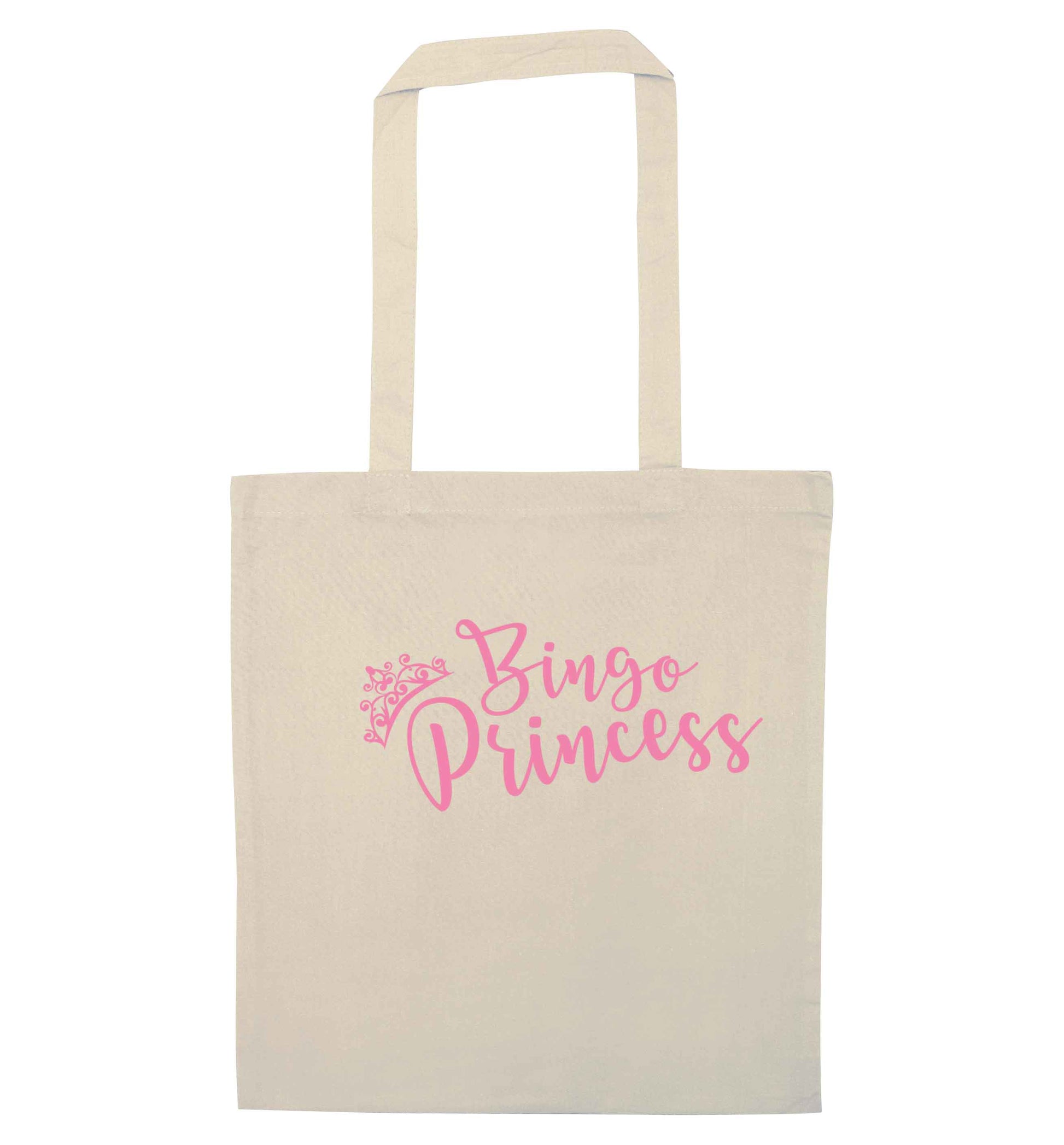 Bingo princess natural tote bag
