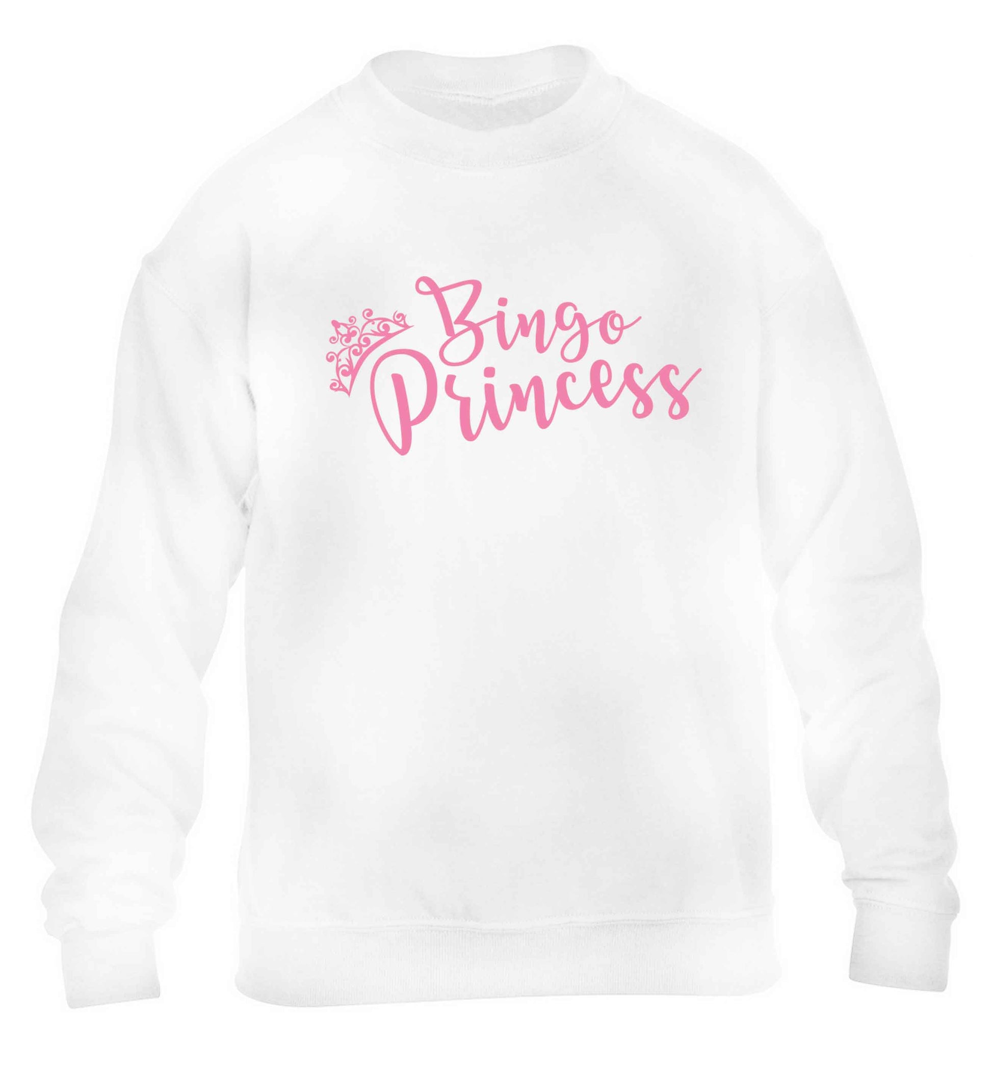 Bingo princess children's white sweater 12-13 Years