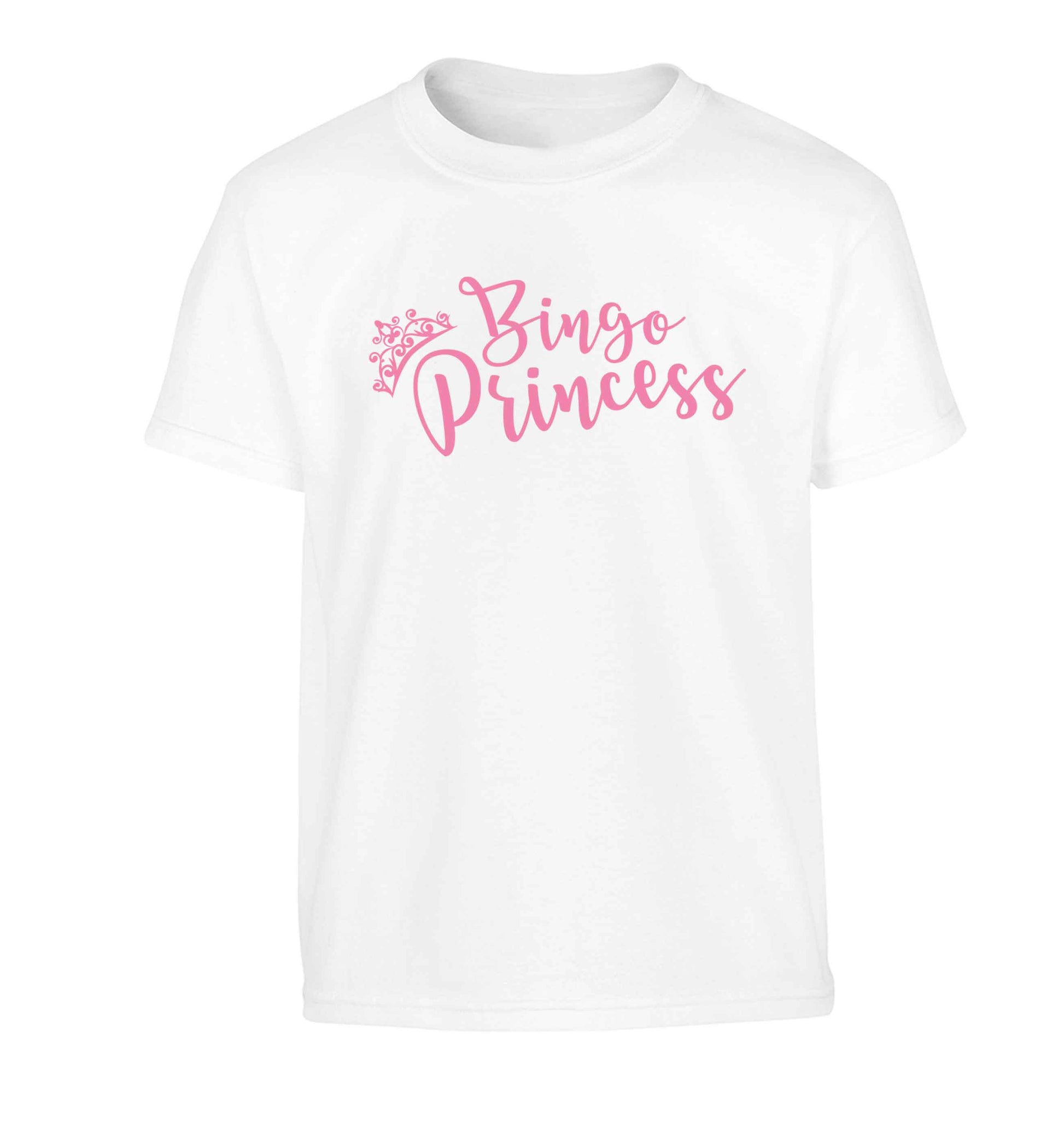 Bingo princess Children's white Tshirt 12-13 Years