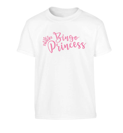 Bingo princess Children's white Tshirt 12-13 Years