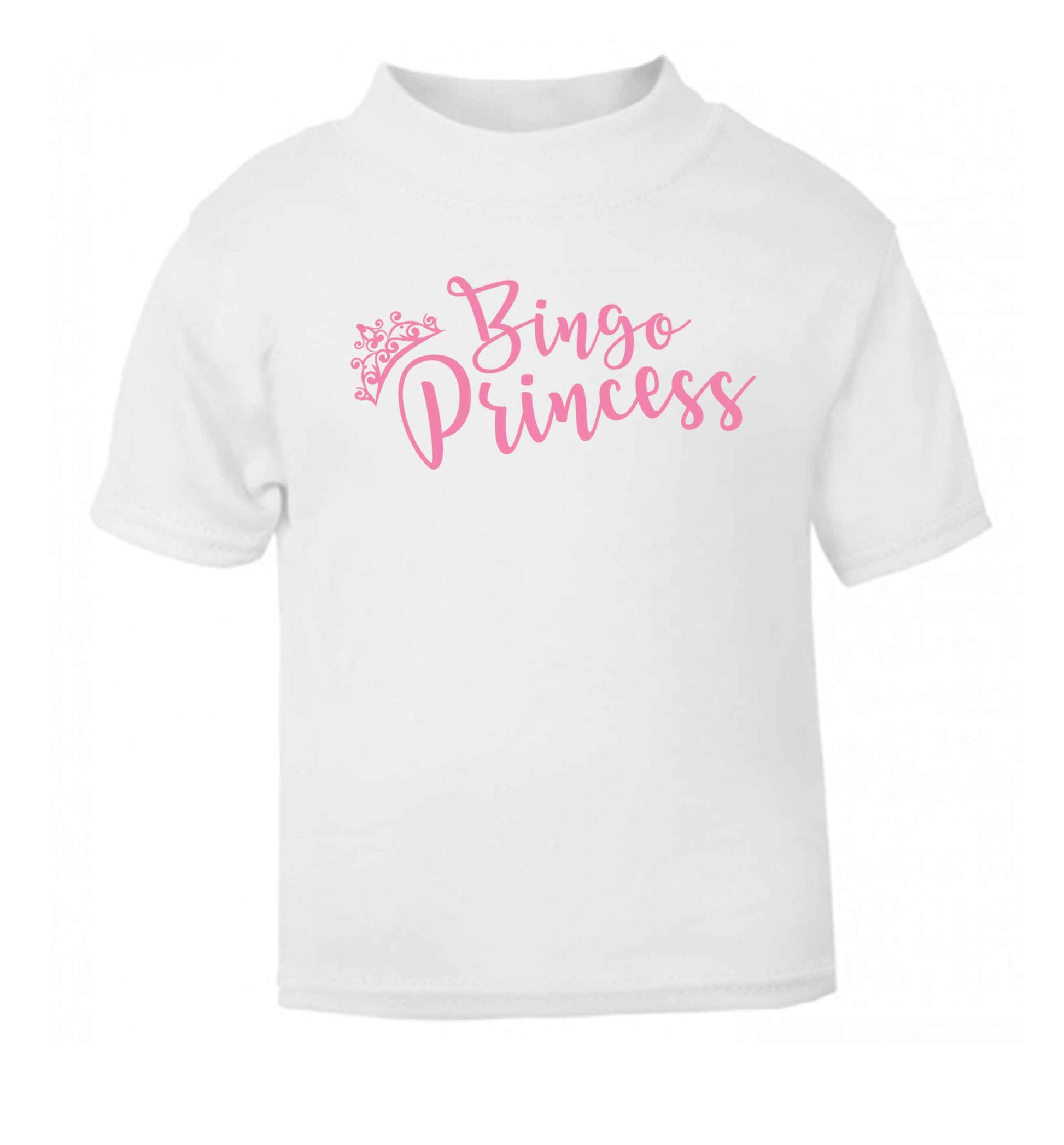 Bingo princess white Baby Toddler Tshirt 2 Years