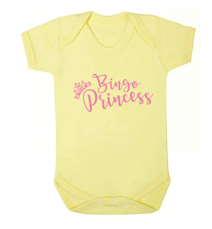 Bingo princess Baby Vest pale yellow 18-24 months