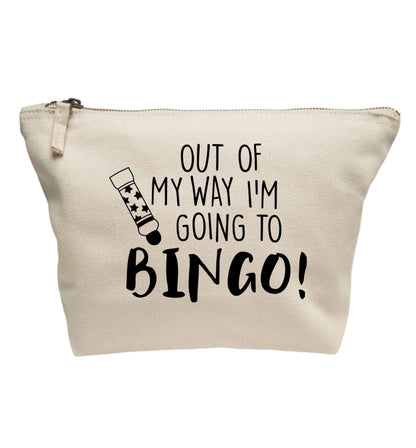 Out of my way I'm going to bingo | makeup / wash bag