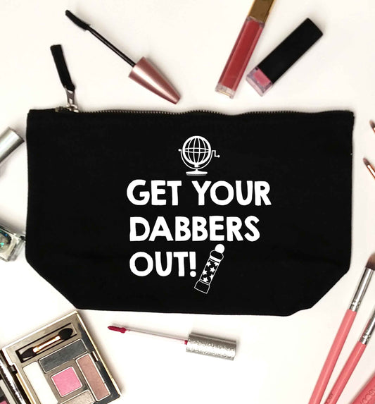 Get your dabbers out black makeup bag