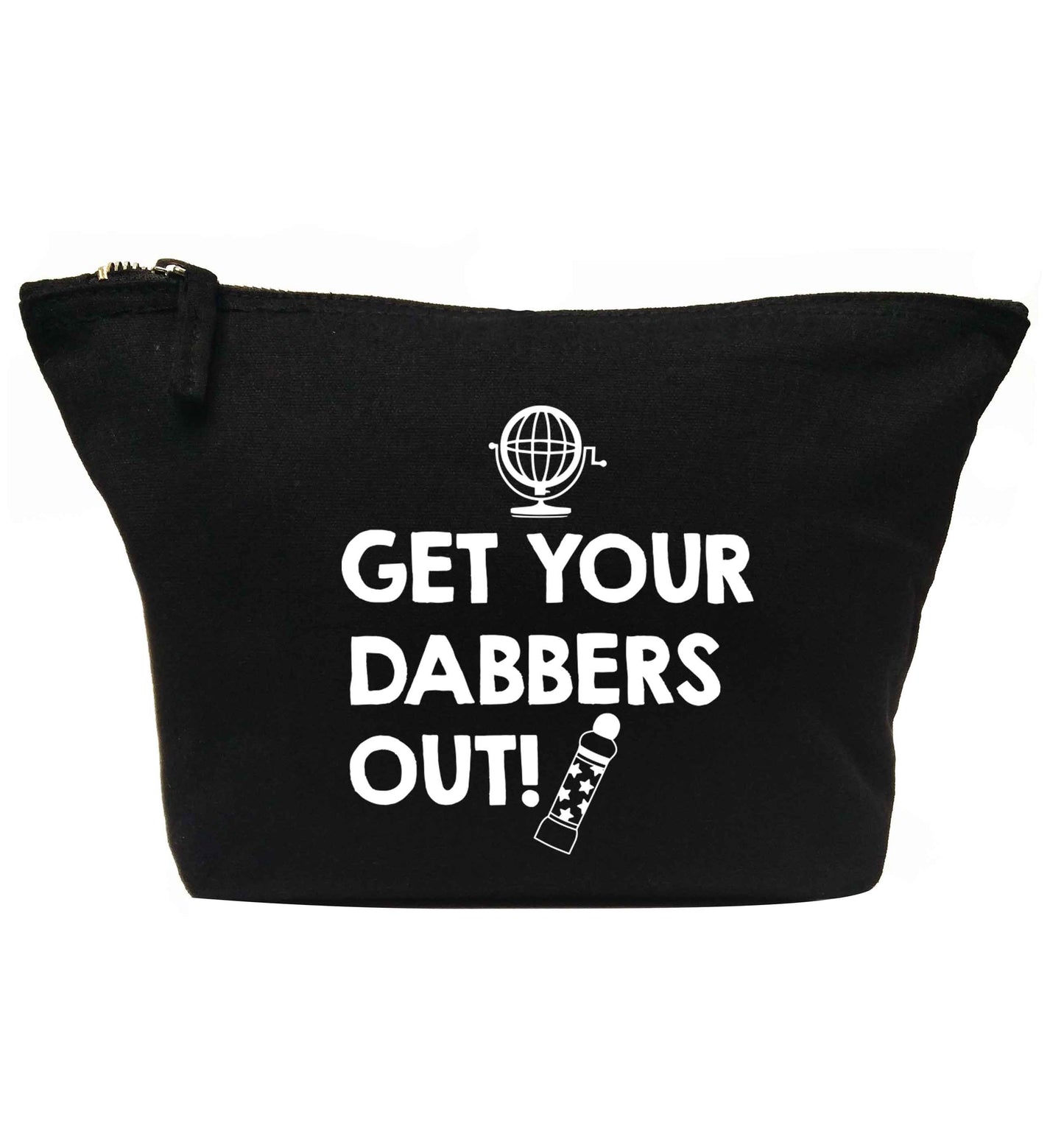 Get your dabbers out | makeup / wash bag