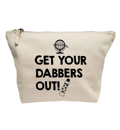 Get your dabbers out | makeup / wash bag