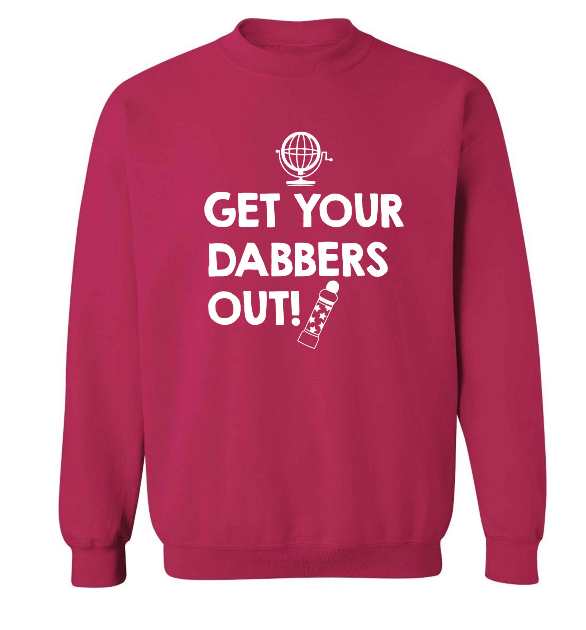Get your dabbers out Adult's unisex pink Sweater 2XL