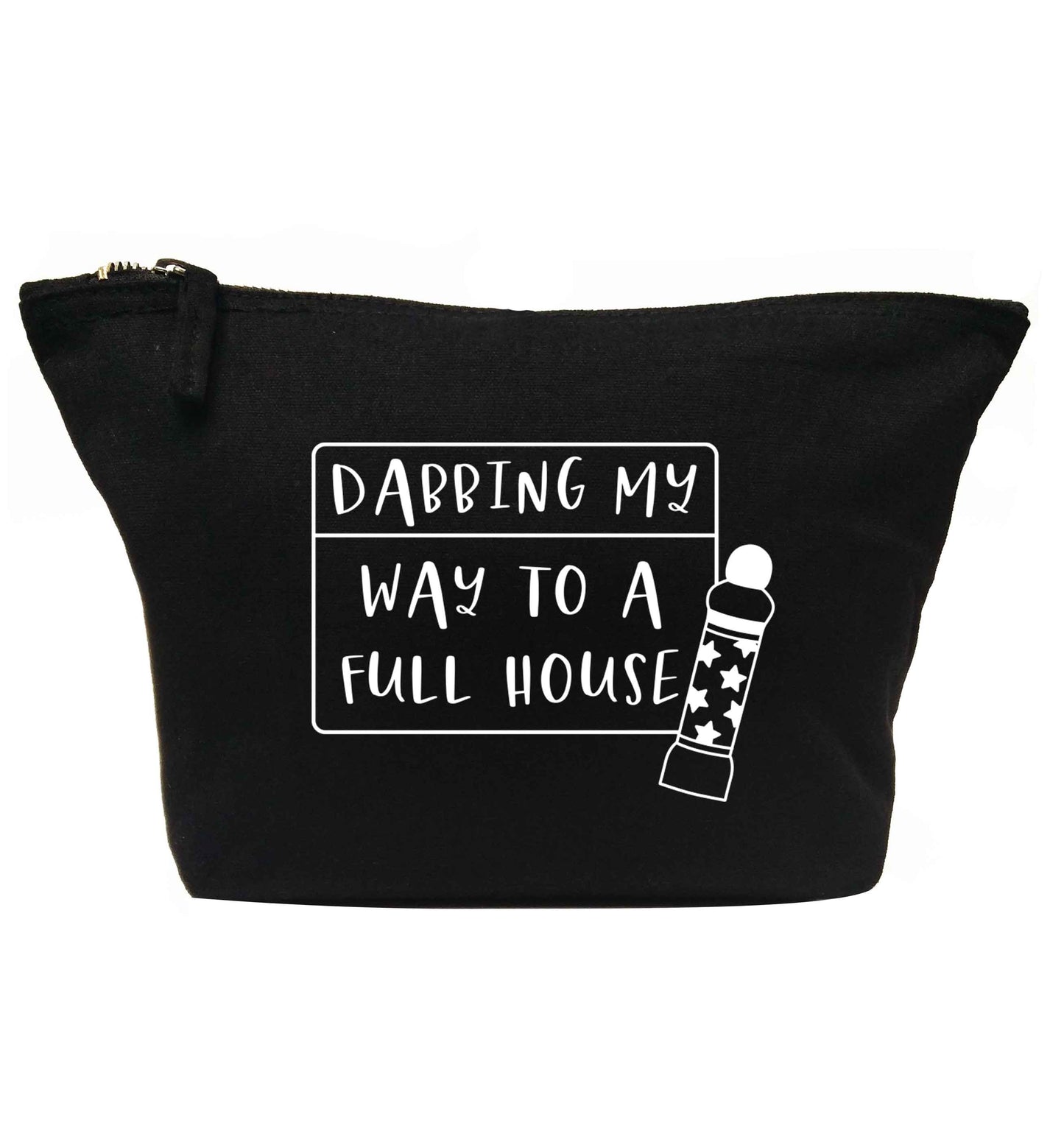 Dabbing my way to a full house | makeup / wash bag