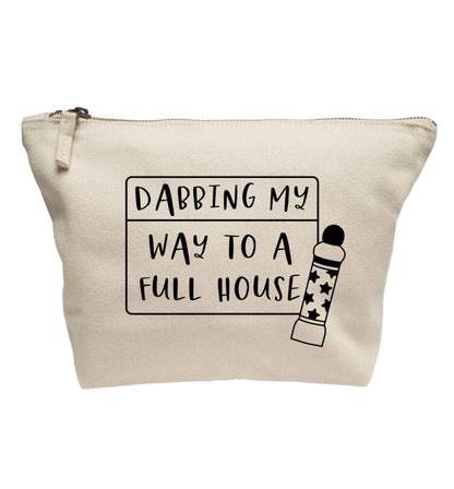 Dabbing my way to a full house | makeup / wash bag