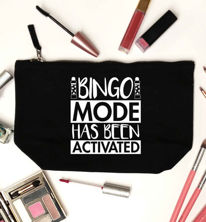Bingo mode has been activated black makeup bag