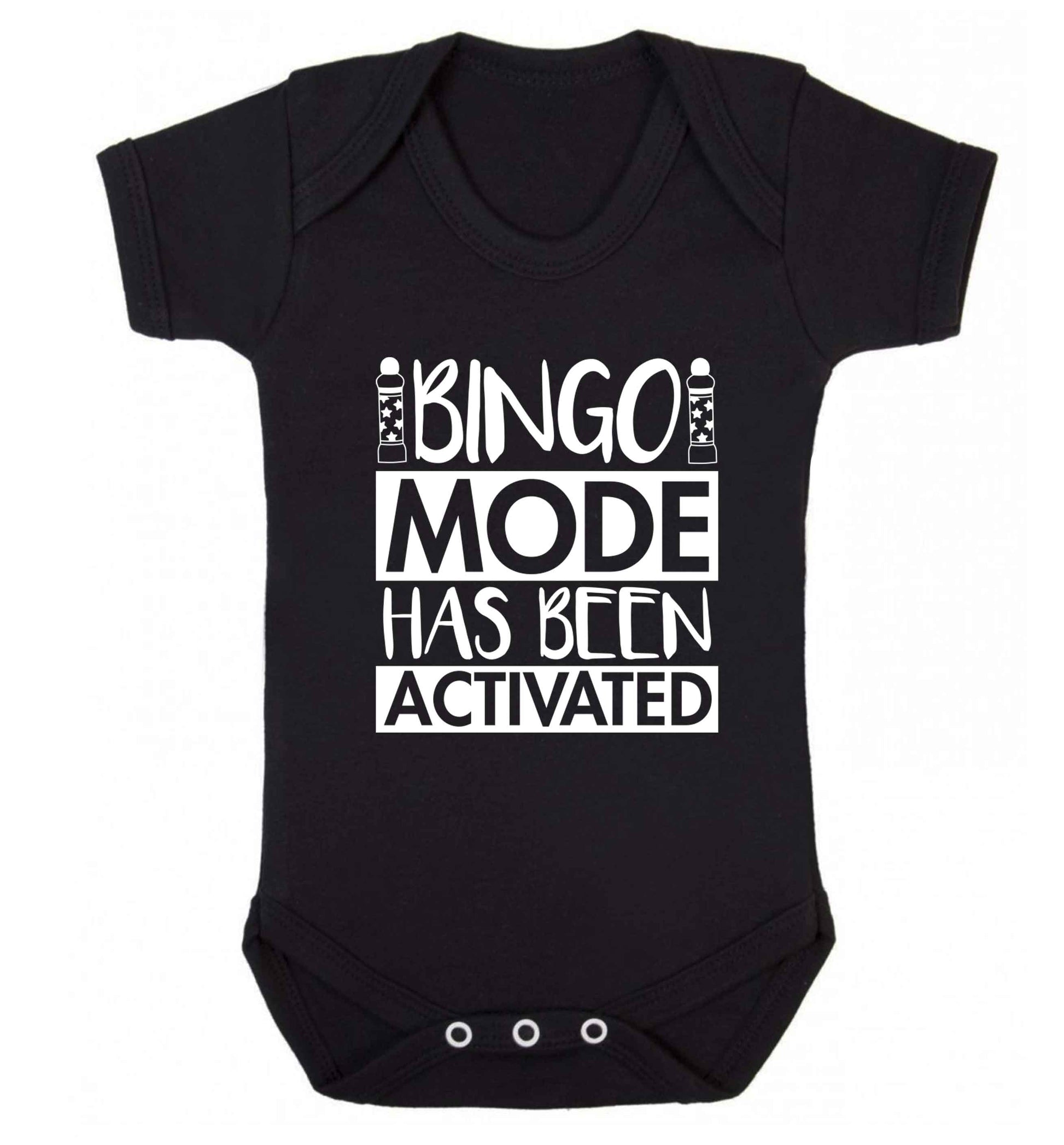 Bingo mode has been activated Baby Vest black 18-24 months