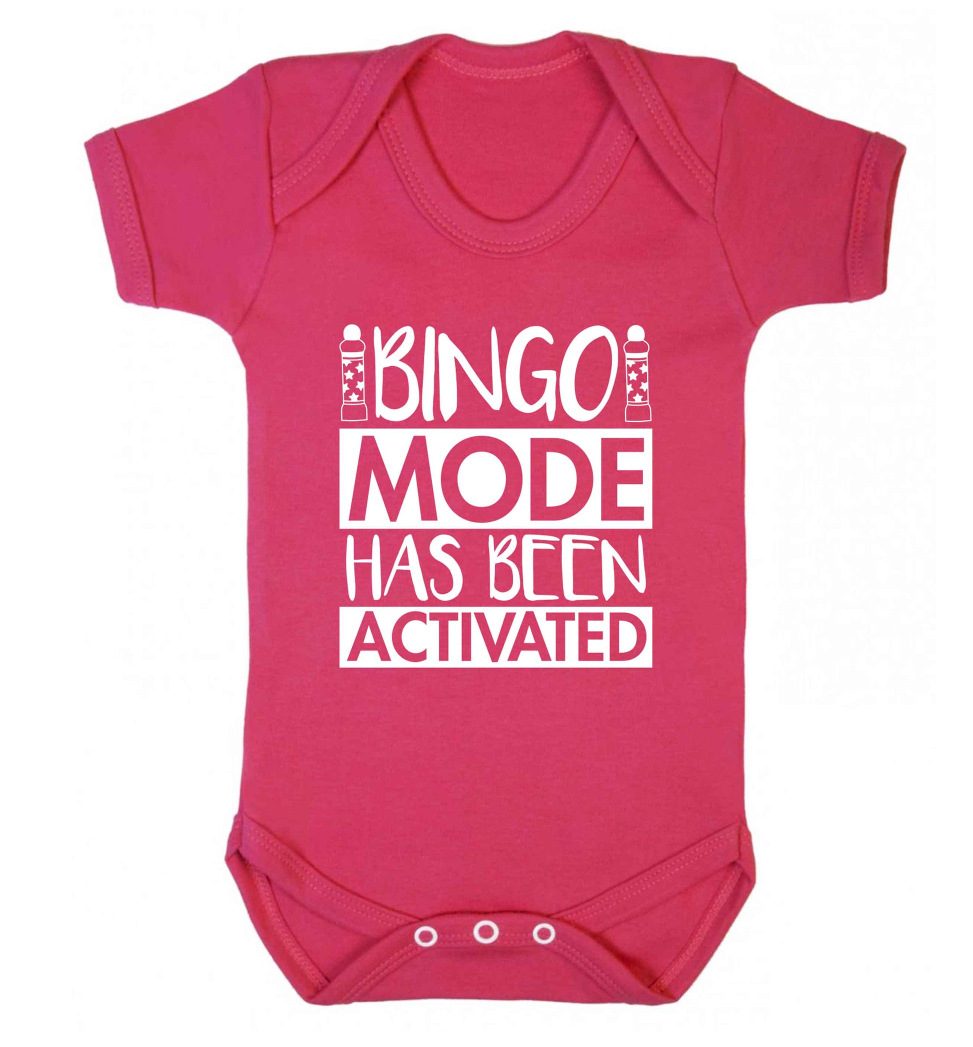 Bingo mode has been activated Baby Vest dark pink 18-24 months
