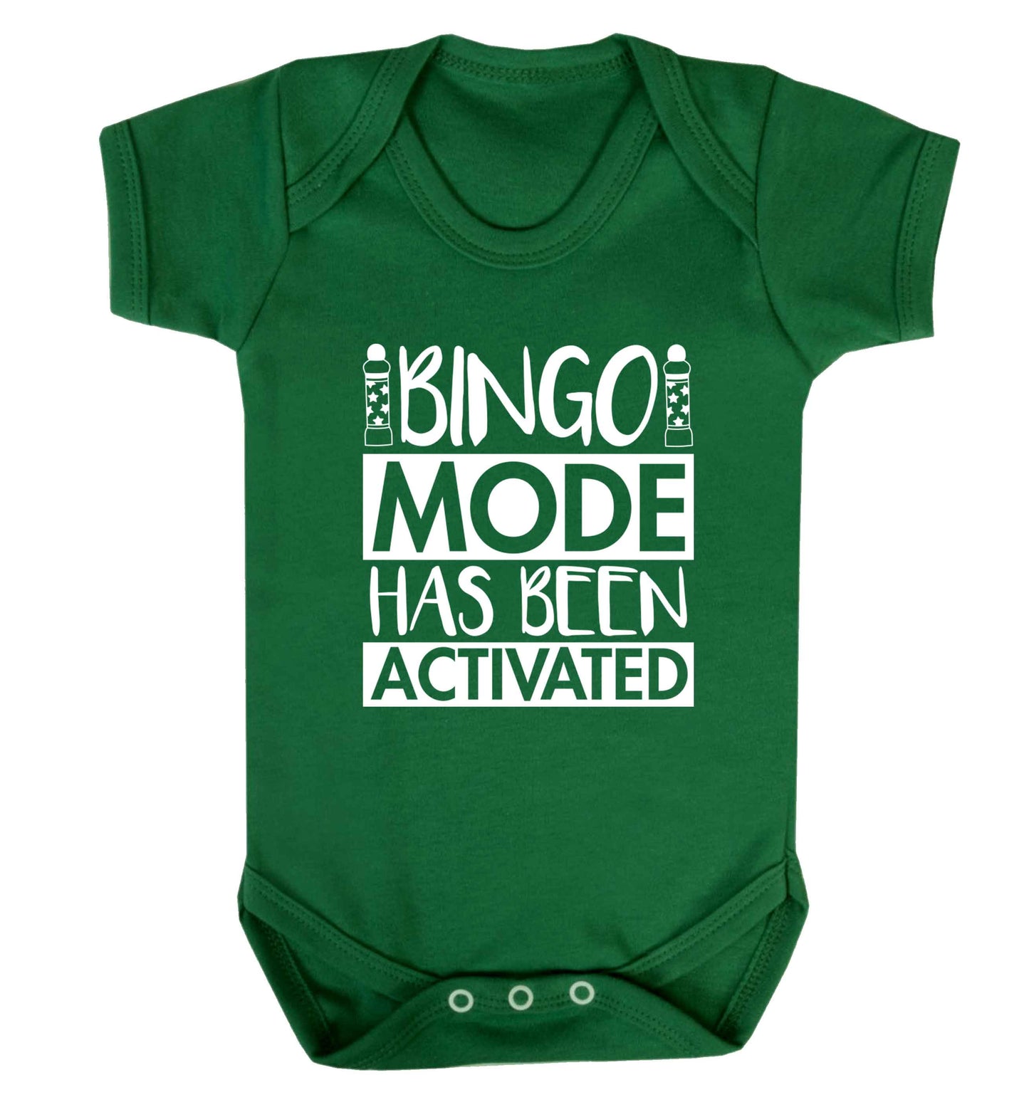 Bingo mode has been activated Baby Vest green 18-24 months
