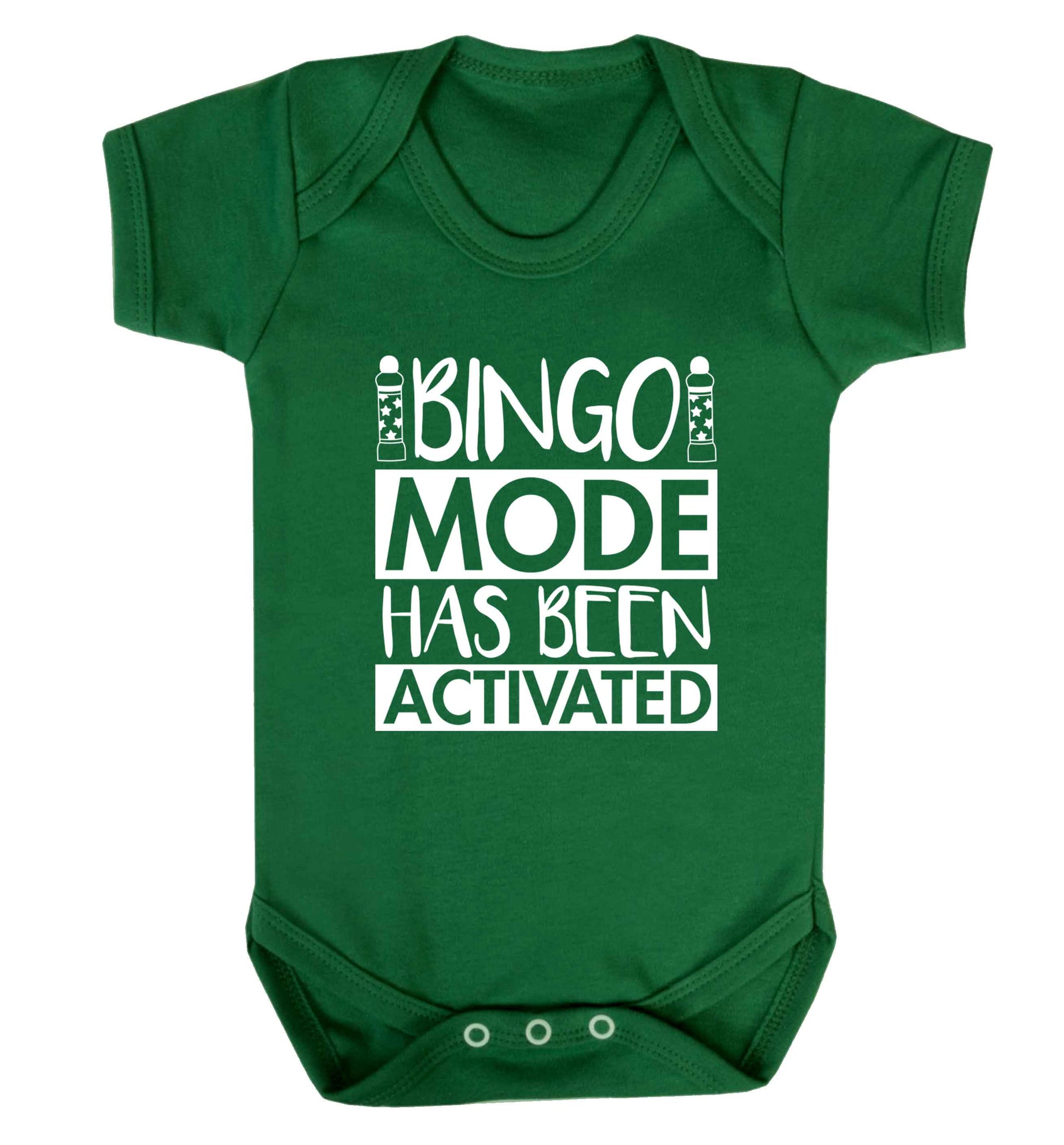 Bingo mode has been activated Baby Vest green 18-24 months