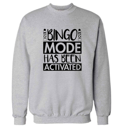 Bingo mode has been activated Adult's unisex grey Sweater 2XL