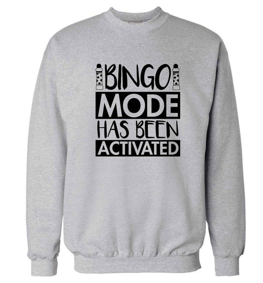 Bingo mode has been activated Adult's unisex grey Sweater 2XL