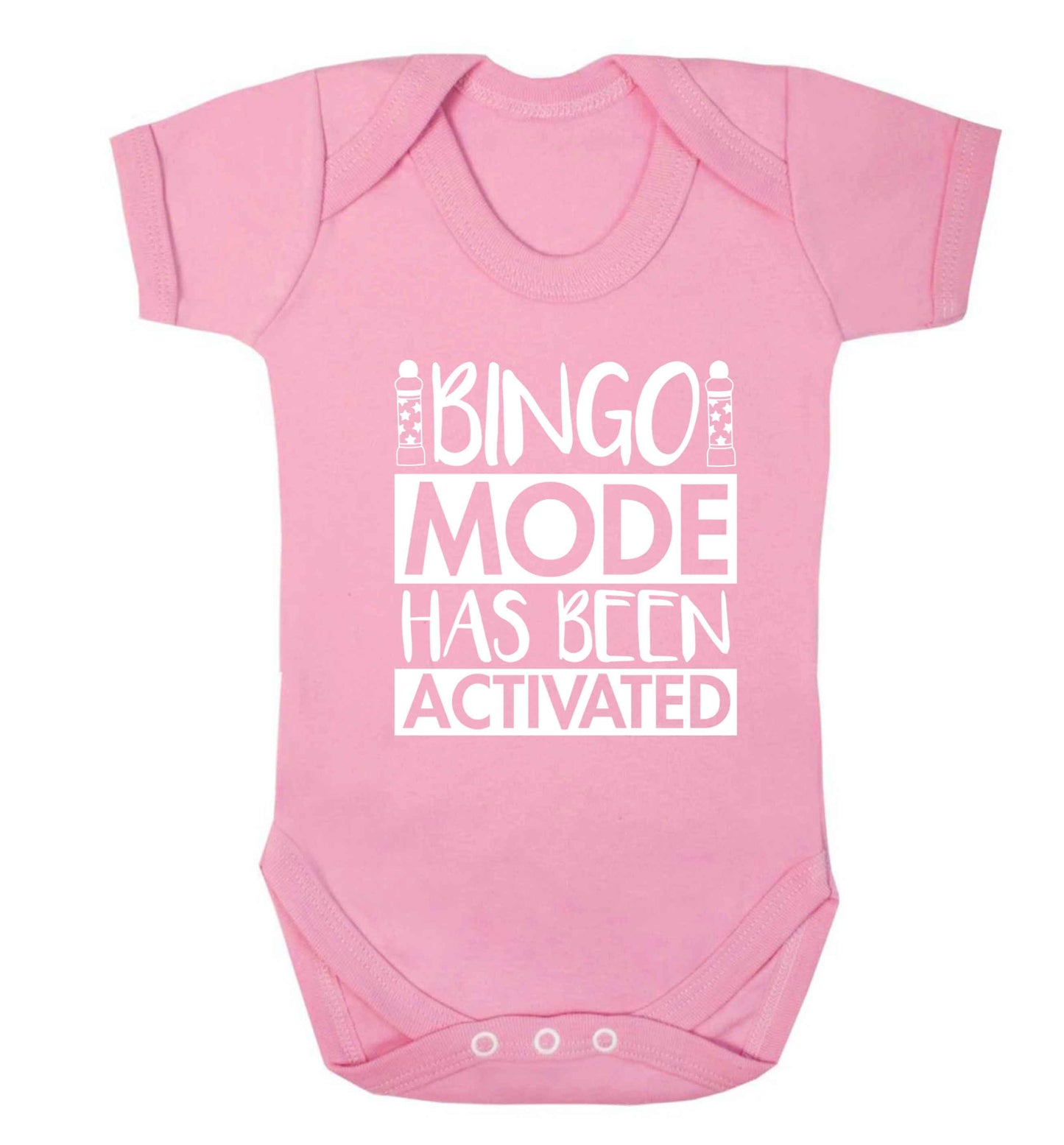 Bingo mode has been activated Baby Vest pale pink 18-24 months