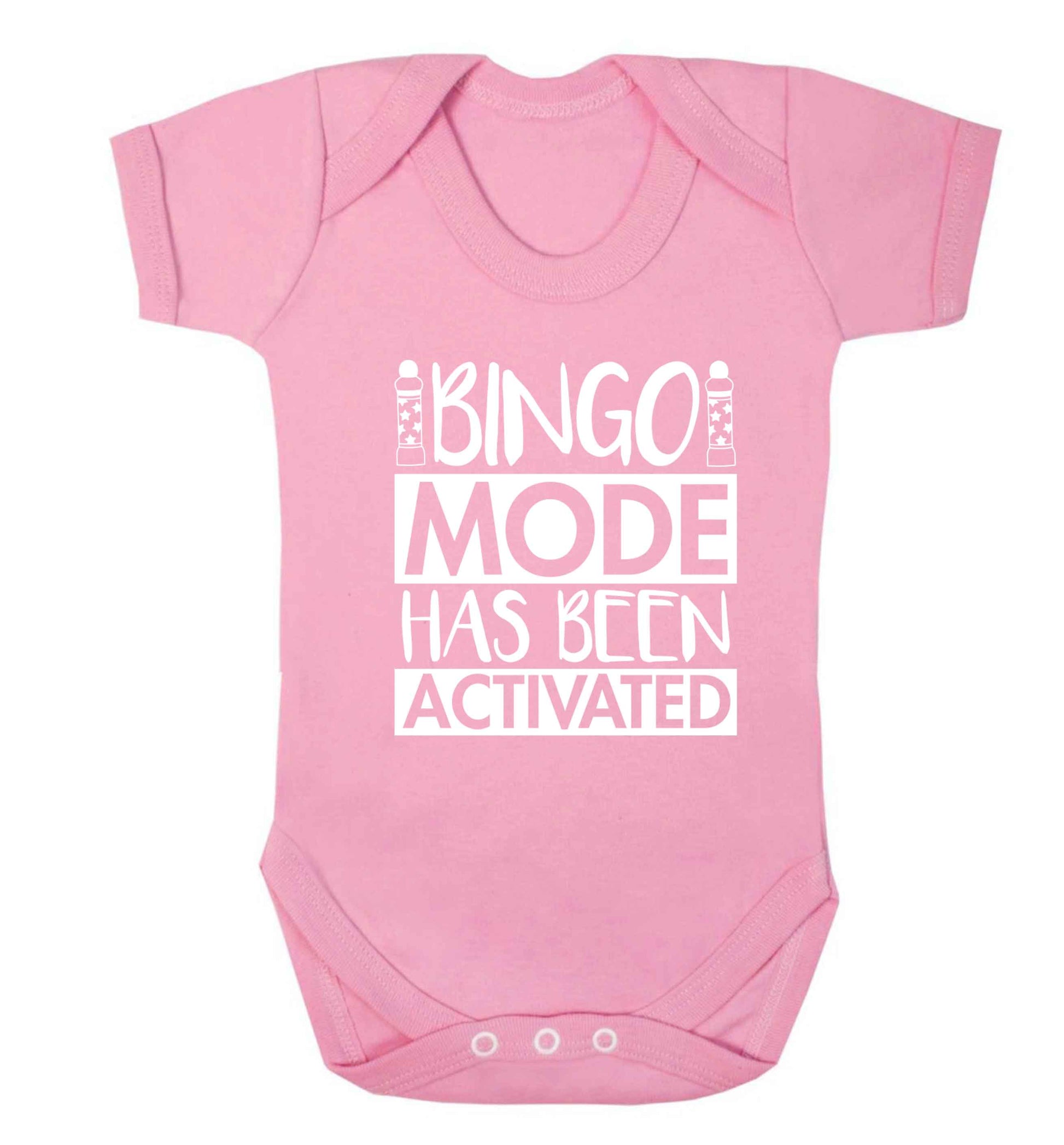Bingo mode has been activated Baby Vest pale pink 18-24 months