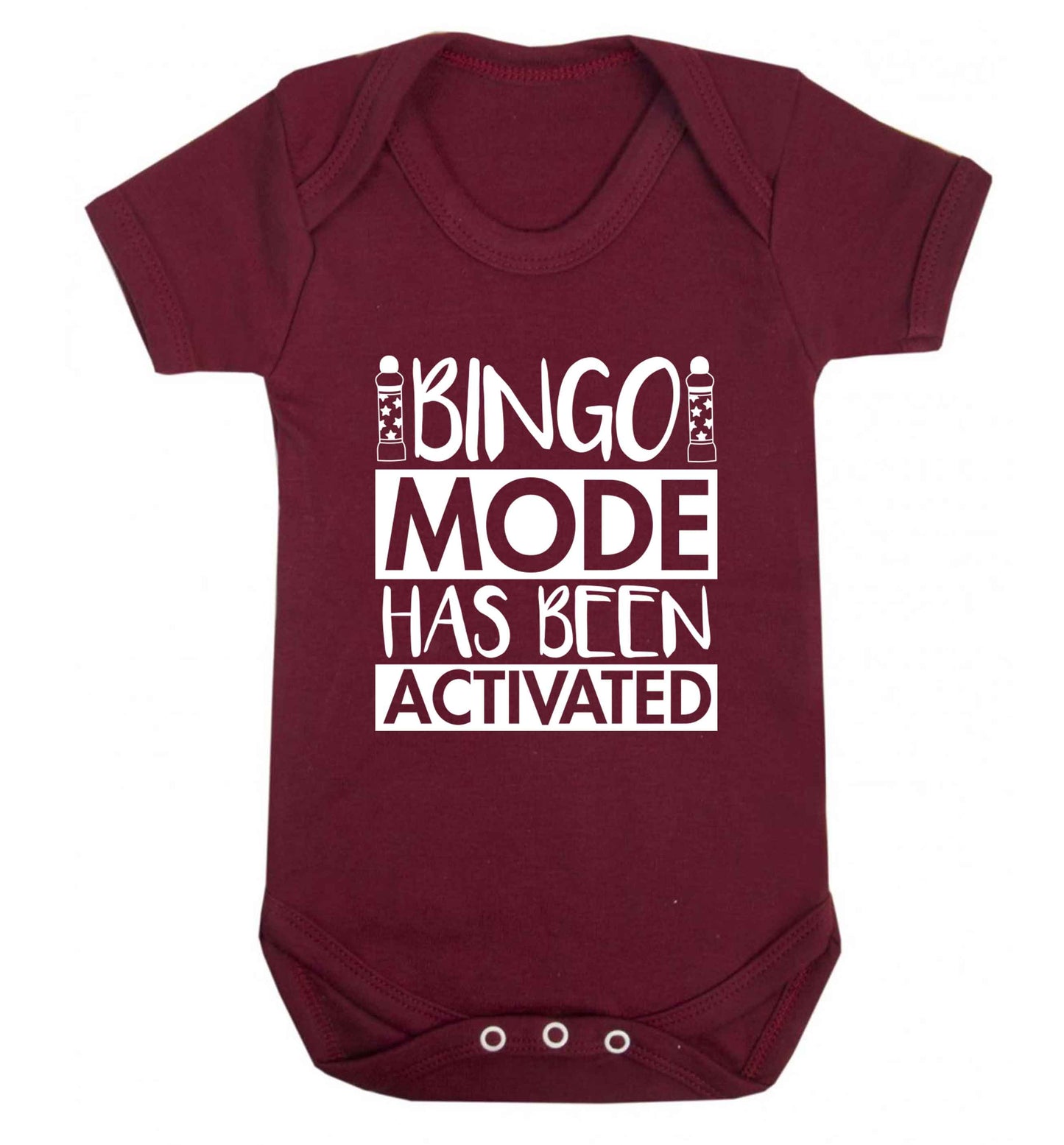 Bingo mode has been activated Baby Vest maroon 18-24 months