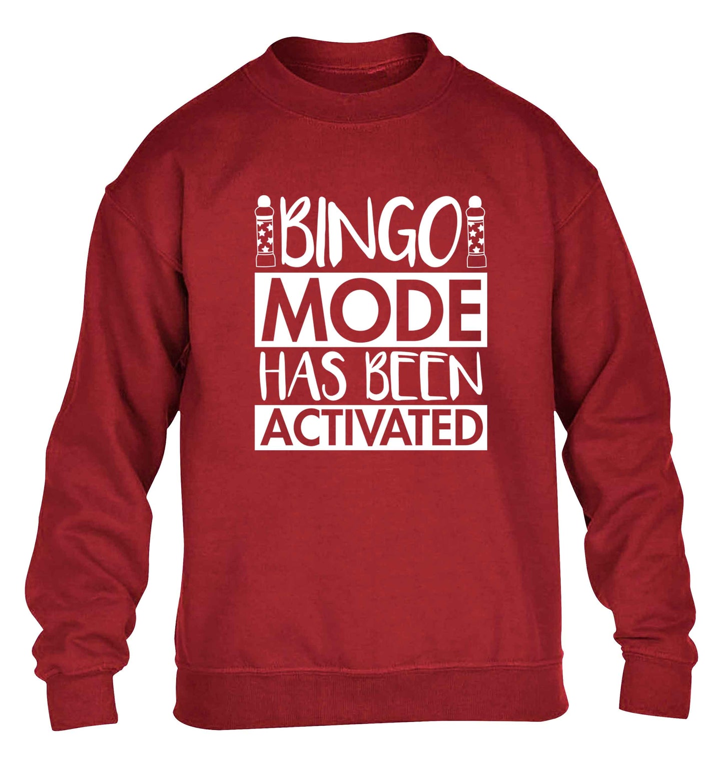 Bingo mode has been activated children's grey sweater 12-13 Years