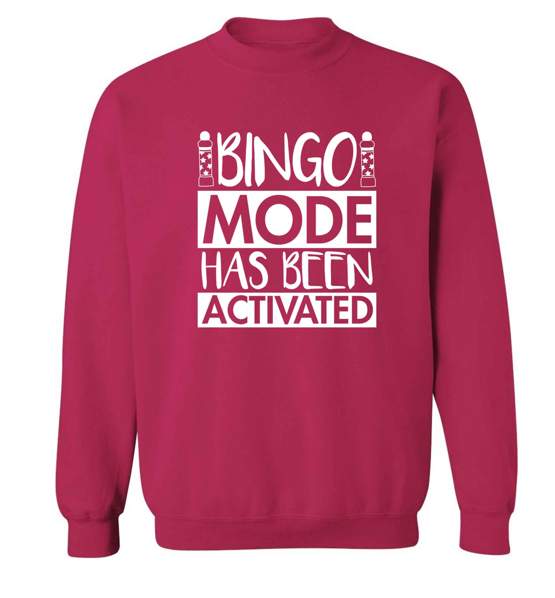 Bingo mode has been activated Adult's unisex pink Sweater 2XL