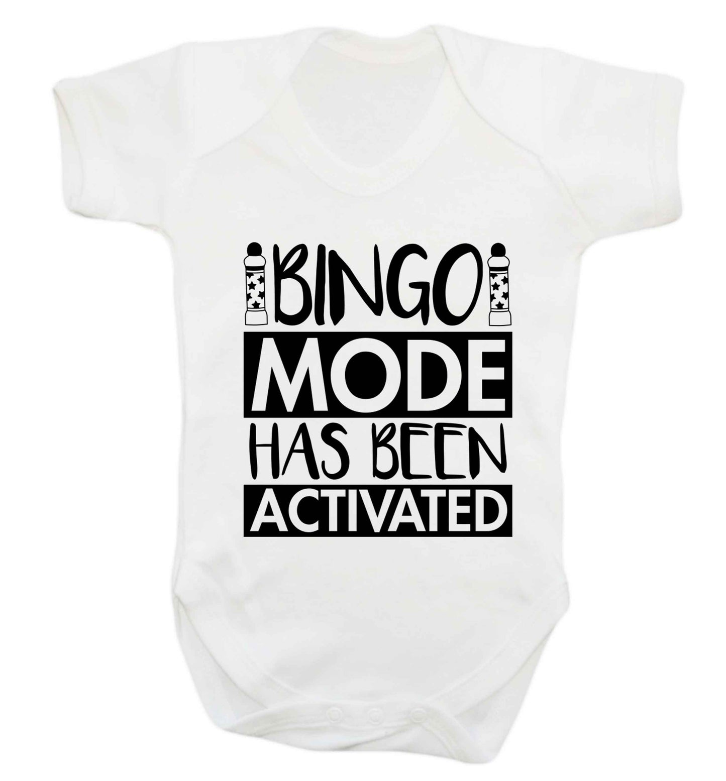 Bingo mode has been activated Baby Vest white 18-24 months