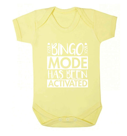Bingo mode has been activated Baby Vest pale yellow 18-24 months