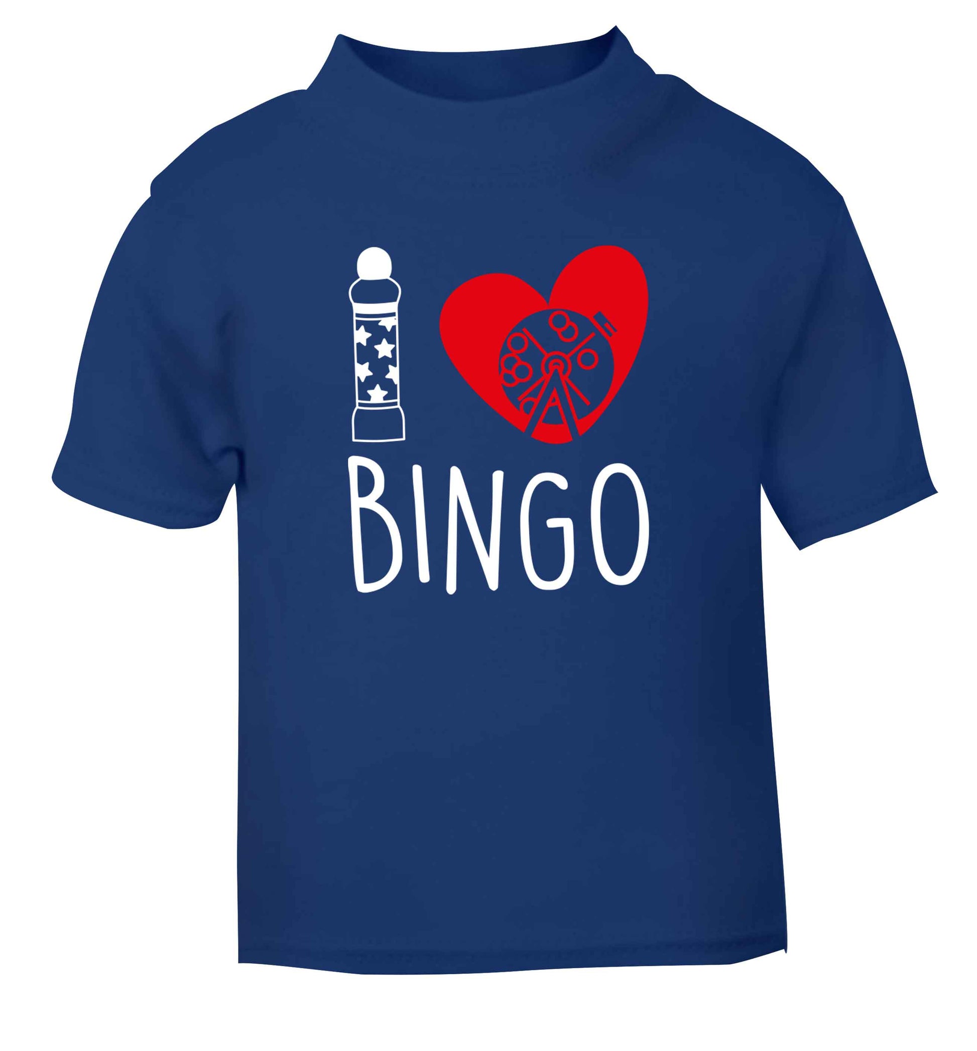 I love bingo blue Baby Toddler Tshirt 2 Years