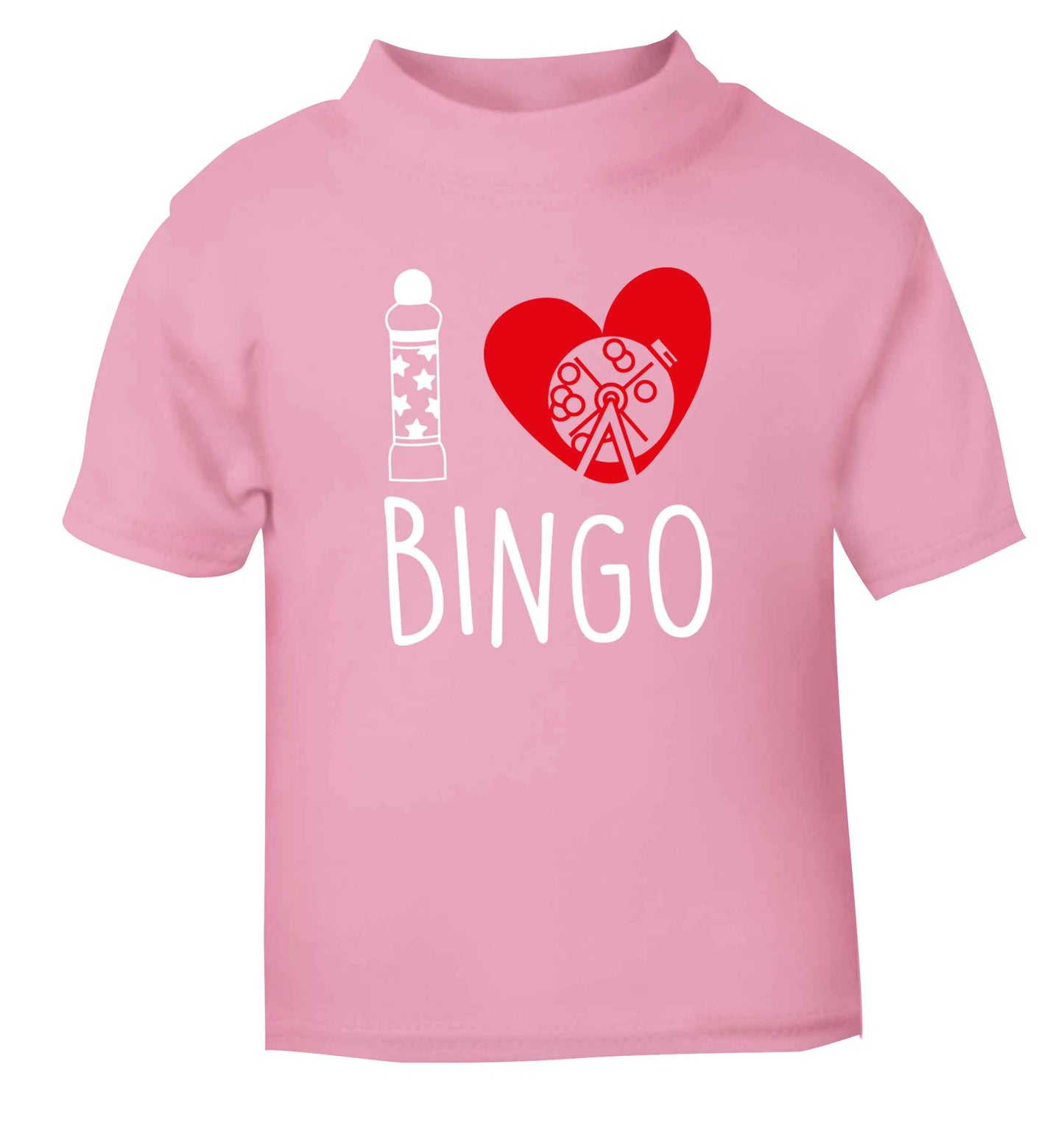 I love bingo light pink Baby Toddler Tshirt 2 Years