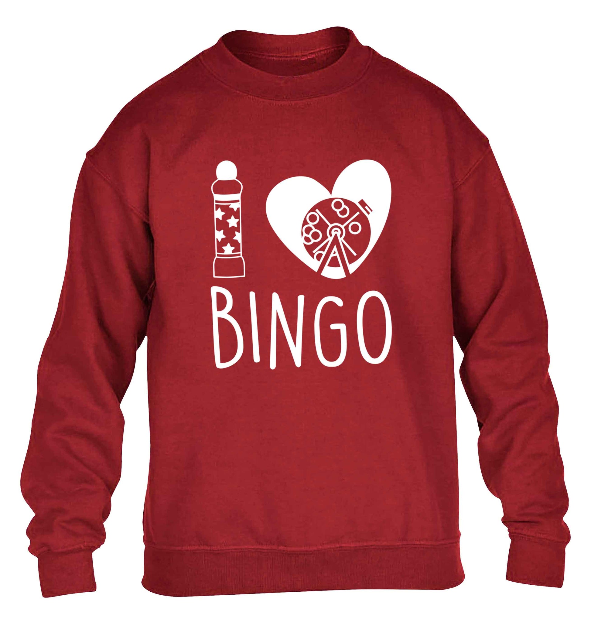 I love bingo children's grey sweater 12-13 Years